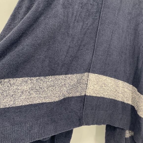 Barefoot Dreams CozyChic Lite Cliffside Cardigan Sweater Wrap Navy One‎ Size - Picture 11 of 14